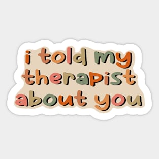 therapy Sticker